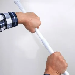Msv Douchestang 70-120Cm Uitschuifbaar Wit