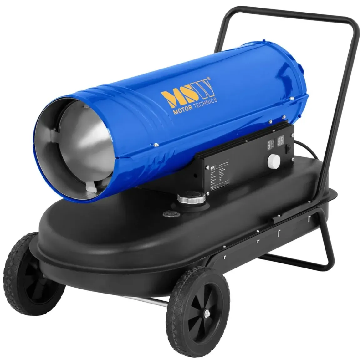 Msw Diesel-Heteluchtkanon Inclusief Wagen - 30 Kw - 38 L Msw-Tw-Dh-30000