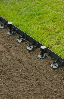 Nature Grasranden Pp/Pe Zwart 100X4,5Cm 4 Stuks