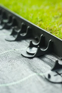 Nature Grasranden Pp/Pe Zwart 100X4,5Cm 4 Stuks