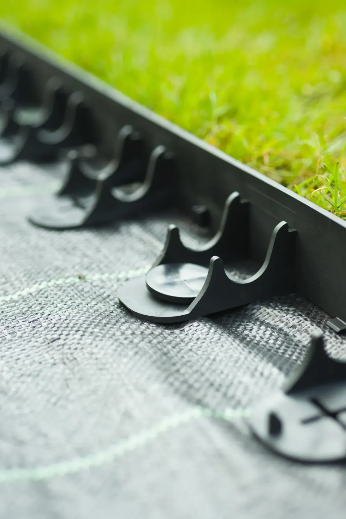 Nature Grasranden Pp/Pe Zwart 100X4,5Cm 4 Stuks