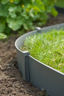 Nature Grondpennen Voor Tuinborder Polyethyleen Grijs 1,9X1,8X26,7Cm 10 Stuks