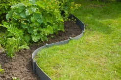 Nature Grondpennen Voor Tuinborder Polyethyleen Grijs 1,9X1,8X26,7Cm 10 Stuks