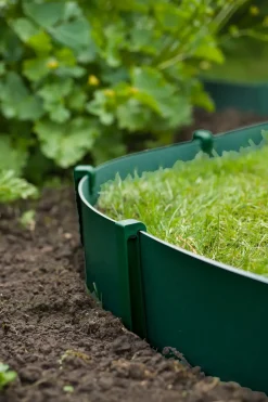 Nature Grondpennen Voor Tuinborder Polyethyleen Groen 1,9X1,8X26,7Cm 10 Stuks