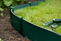 Nature Grondpennen Voor Tuinborder Polyethyleen Groen 1,9X1,8X26,7Cm 10 Stuks
