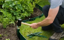 Nature Grondpennen Voor Tuinborder Polyethyleen Groen 1,9X1,8X26,7Cm 10 Stuks