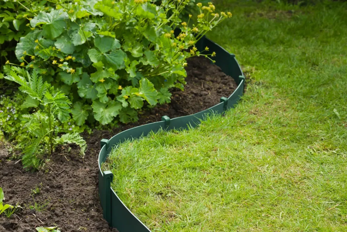 Nature Tuinborder Pe Groen 3Mm - 10X0,15M