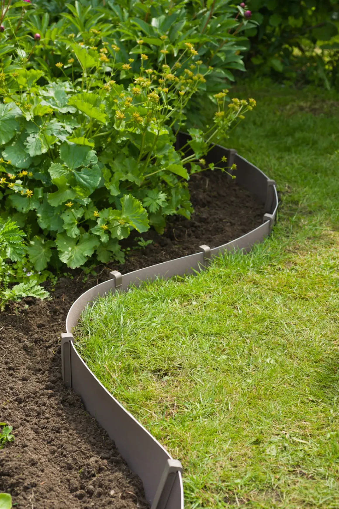 Nature Tuinborder Pe Taupe 3Mm - H15Cmx10M