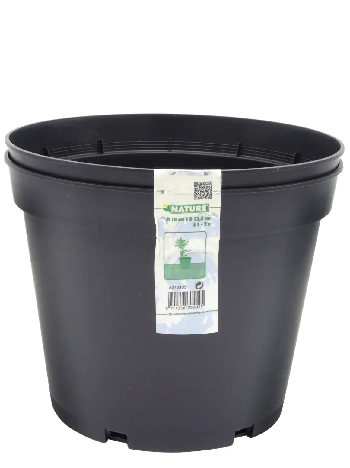 Nature Tuinplantcontainers 5L H18Xo22,5Cm 2 Stuks