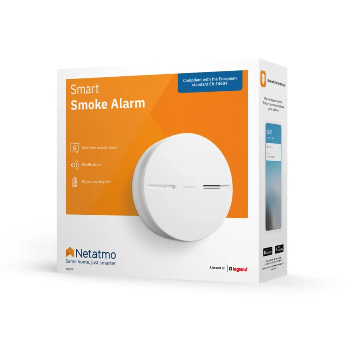 Netatmo Slimme Rookmelder Wit