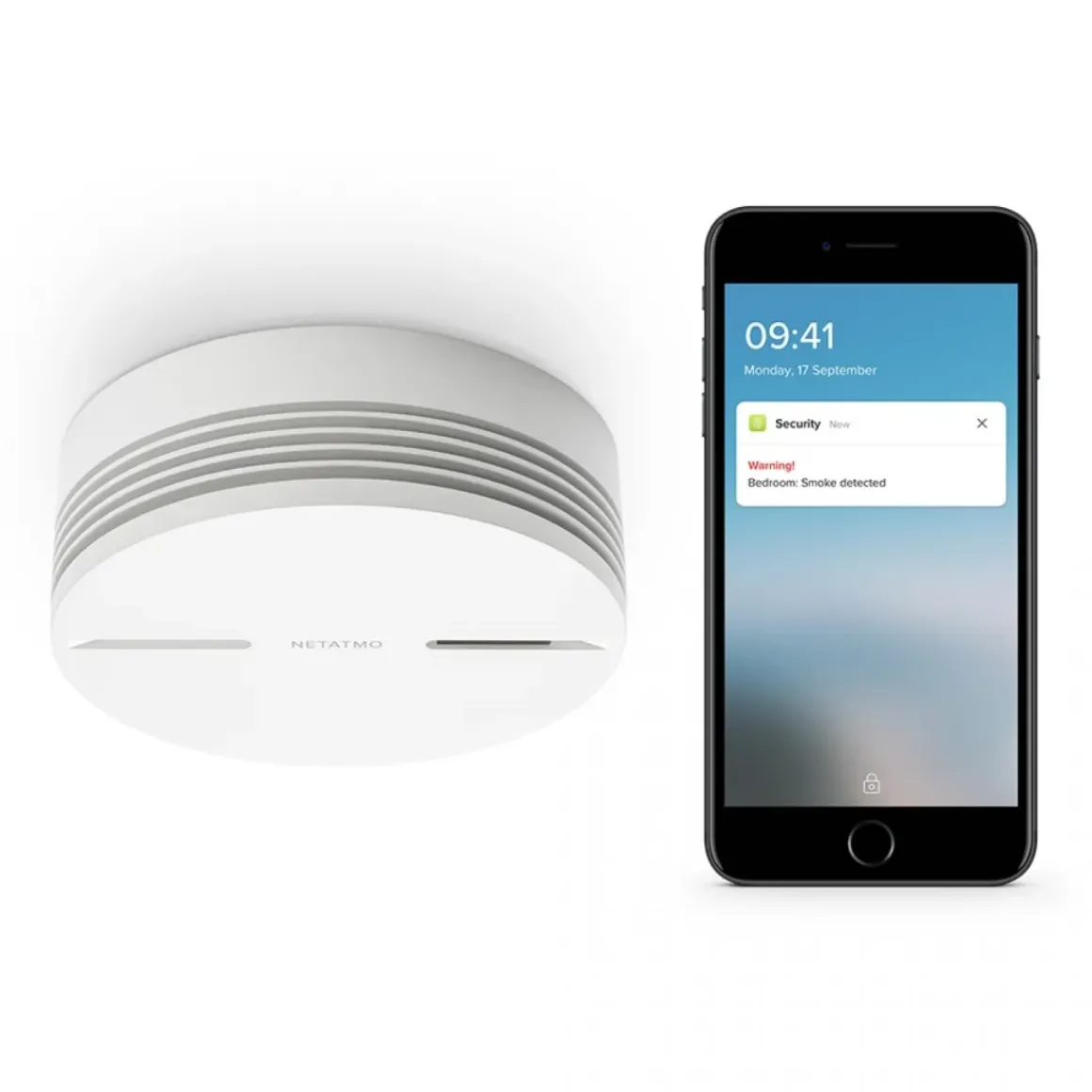 Netatmo Slimme Rookmelder Wit