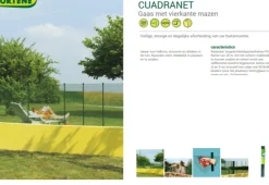 Nortene Balkonscherm Cuadrant 11 Groen 1X5M