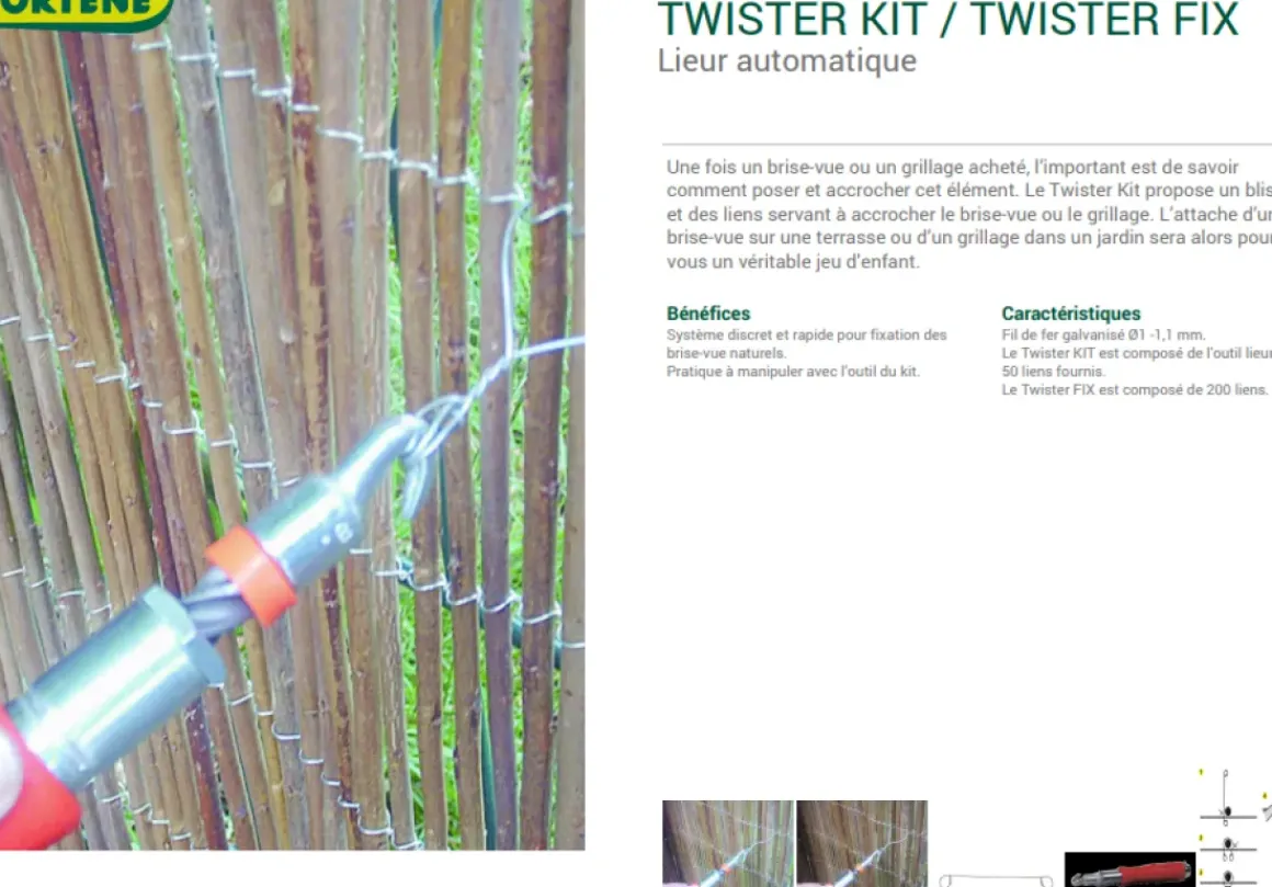 Nortene Bevestigingskit ‘Twister Kit'
