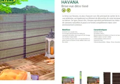 Nortene Scherm Havana Beige 1X5M