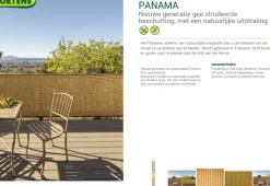 Nortene Scherm Panama Groen 1X3M