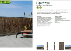 Nortene Tuinscherm Fency Wick Beige 1,5X3M