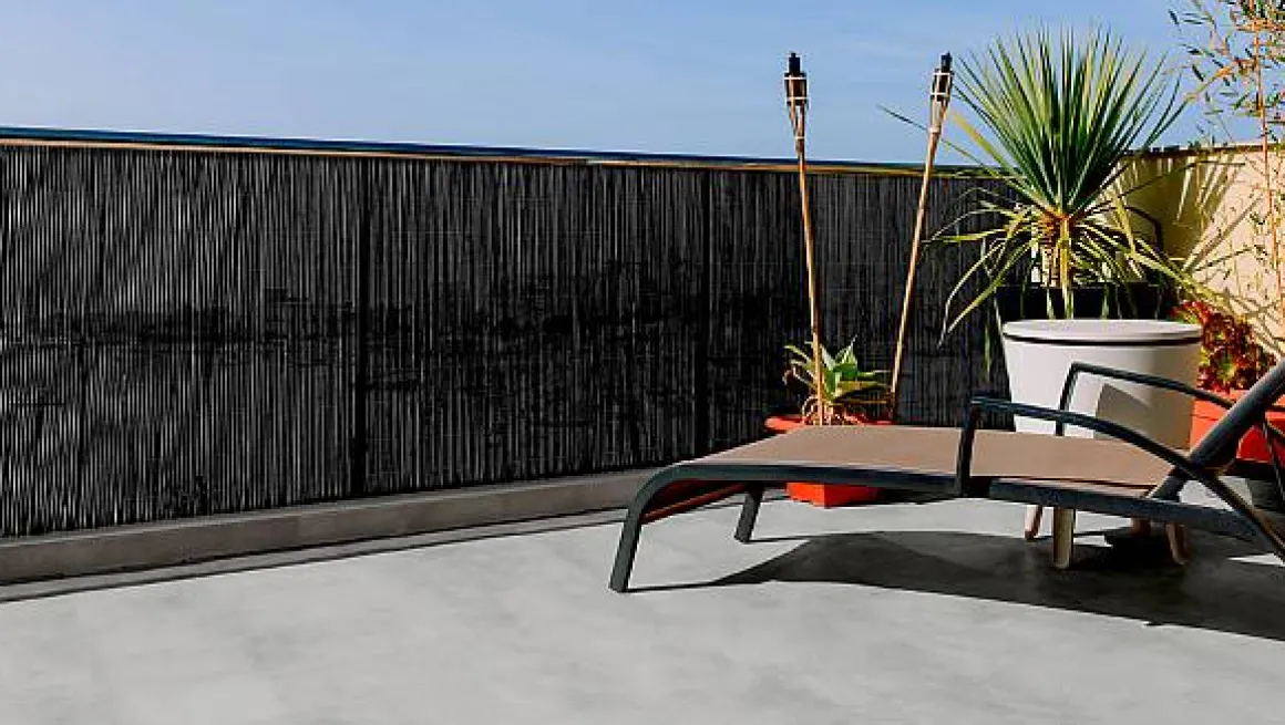 Nortene Tuinscherm Fency Antraciet 1,5X3M