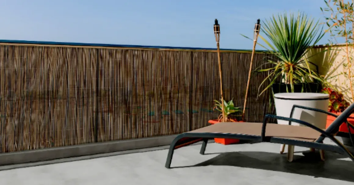 Nortene Tuinscherm Fency Bruin Kunststof 1,5X3M
