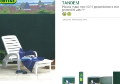 Nortene Tuinscherm Plastic Groen 1X3M