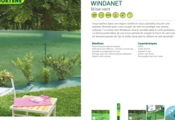 Nortene Zichtdoek Zichtbelemmering Windanet Groen 1X3M
