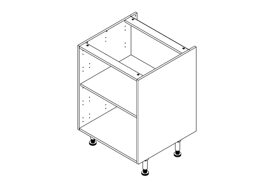 Onderkast Keuken Modulo Wit 60Cm
