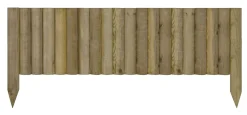 Oxford Tuinborder Natuurlijk Hout 20X90Cm