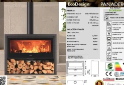Panadero Houtkachel Allegro Ecodesign 8,9Kw