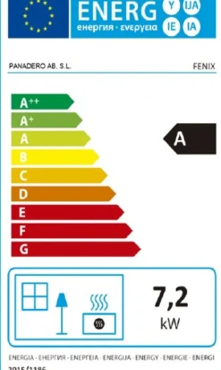 Panadero Houtkachel Fenix Ecodesign 7,2Kw