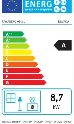 Panadero Houtkachel Nevada Ecodesign 8,7Kw