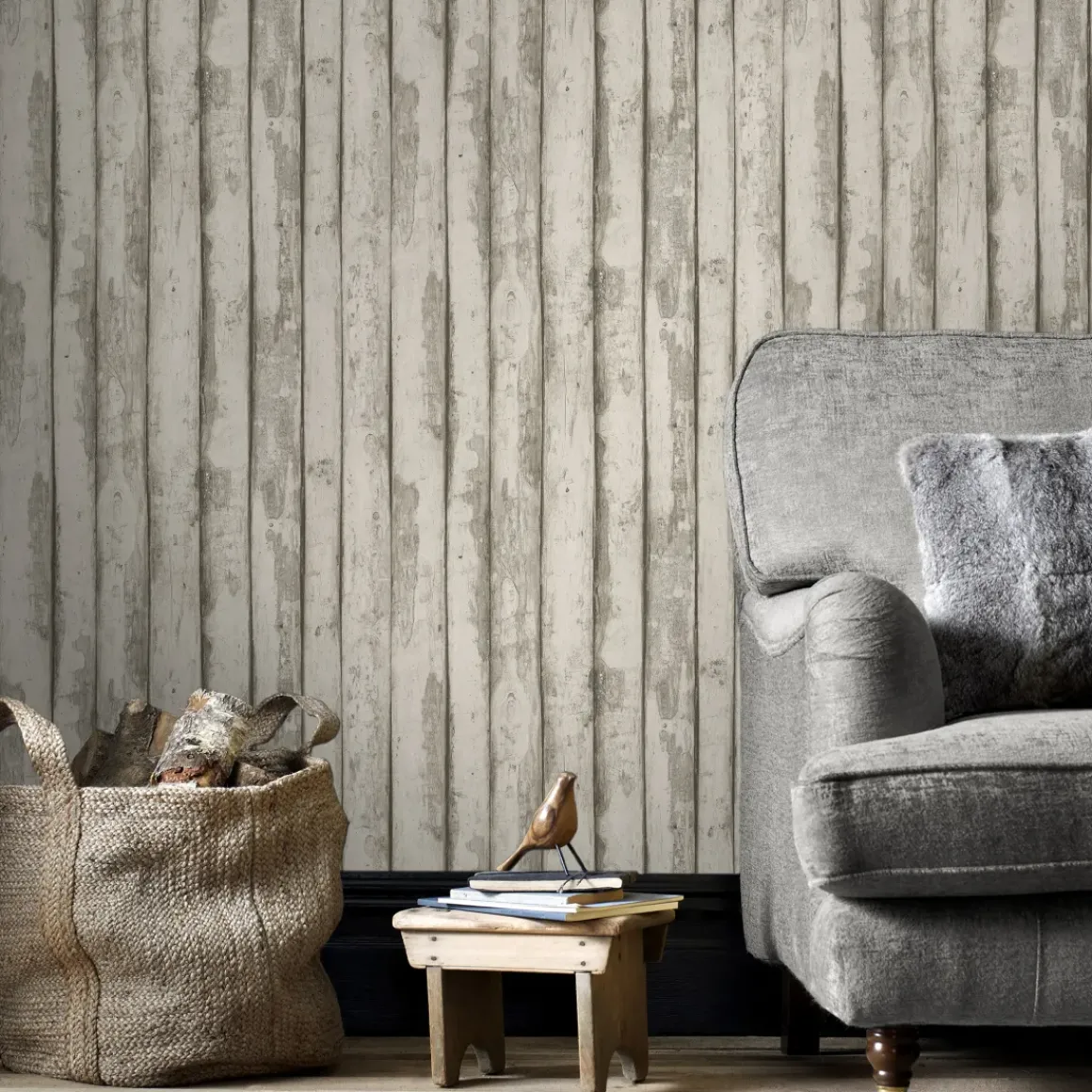 Papierbehang Homestyle Fh37533 Taupe