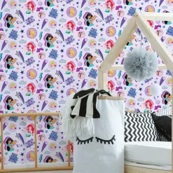 Papierbehang Princess Badges
