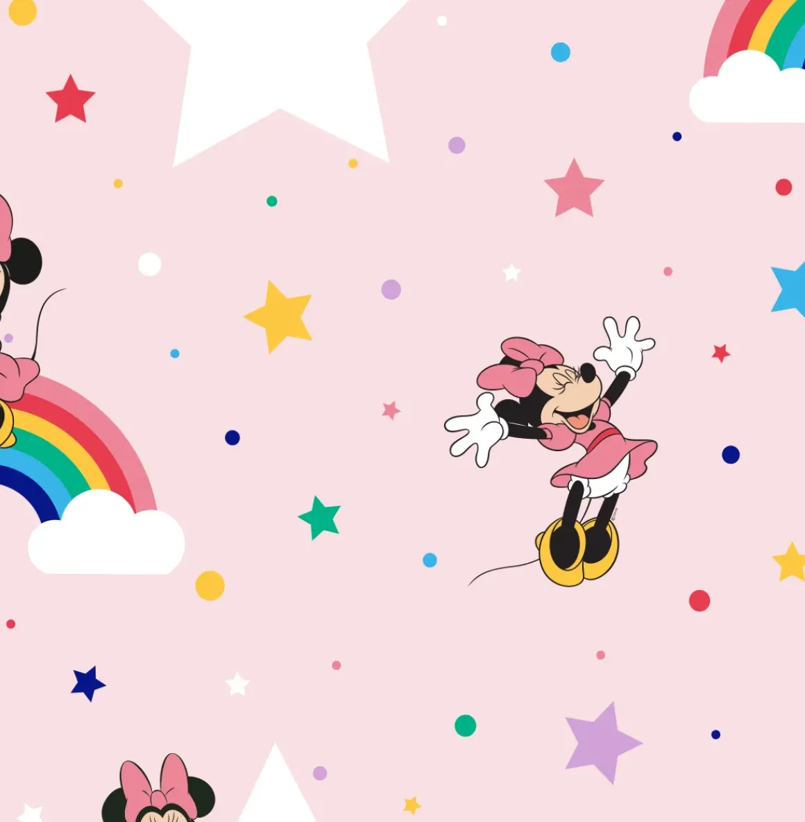 Papierbehang Rainbow Minnie