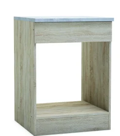 Paprika Kast Voor Oven 60Cm Geborsteld Eik Melamine
