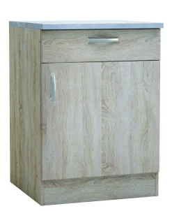 Paprika Onderkast 60Cm Geborsteld Eik Melamine