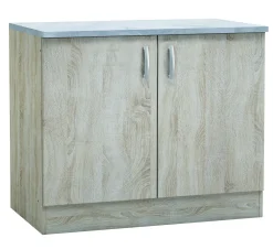 Paprika Onderkast 100Cm Geborsteld Eik Melamine