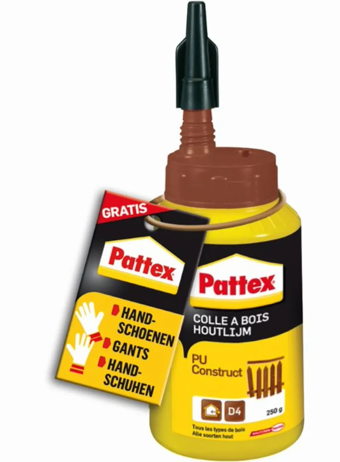 Pattex Houtlijm Pu-Construct 250Gr