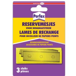 Perfax Reservemessen Behangverwijderaar 3 Stuks