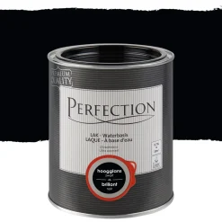 Perfection Lak Ultradekkend Hoogglans Koolstoff Zwart 750Ml