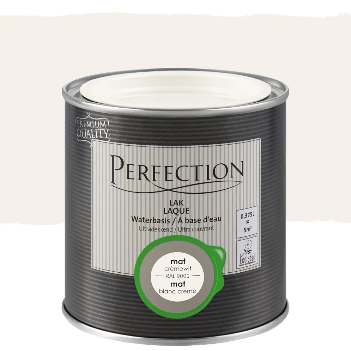 Perfection Lak Ultradekkend Mat Cremewit Ral 9001 375Ml
