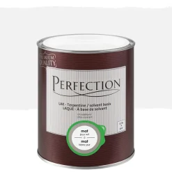 Perfection Lak Ultradekkend Mat Terpentine Puur Wit 750Ml