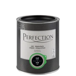 Perfection Lak Ultradekkend Mat Zwart 750Ml