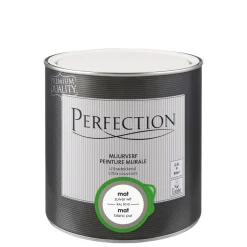 Perfection Muurverf Ultradekkend Mat Ral 9010 2,5L