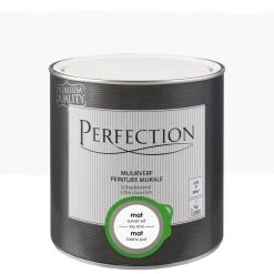 Perfection Muurverf Ultradekkend Mat Ral 9010 2,5L