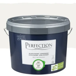 Perfection Verf Muur & Plafond Ultradekkend Mat Ral 9016 10L