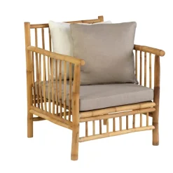 Persoon Exotan Bamboe Loungeset - Natural Finish