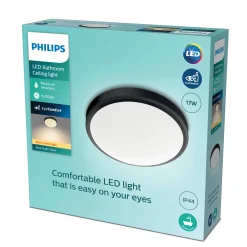 Philips Plafondlamp Doris Zwart O31,3Cm 17W