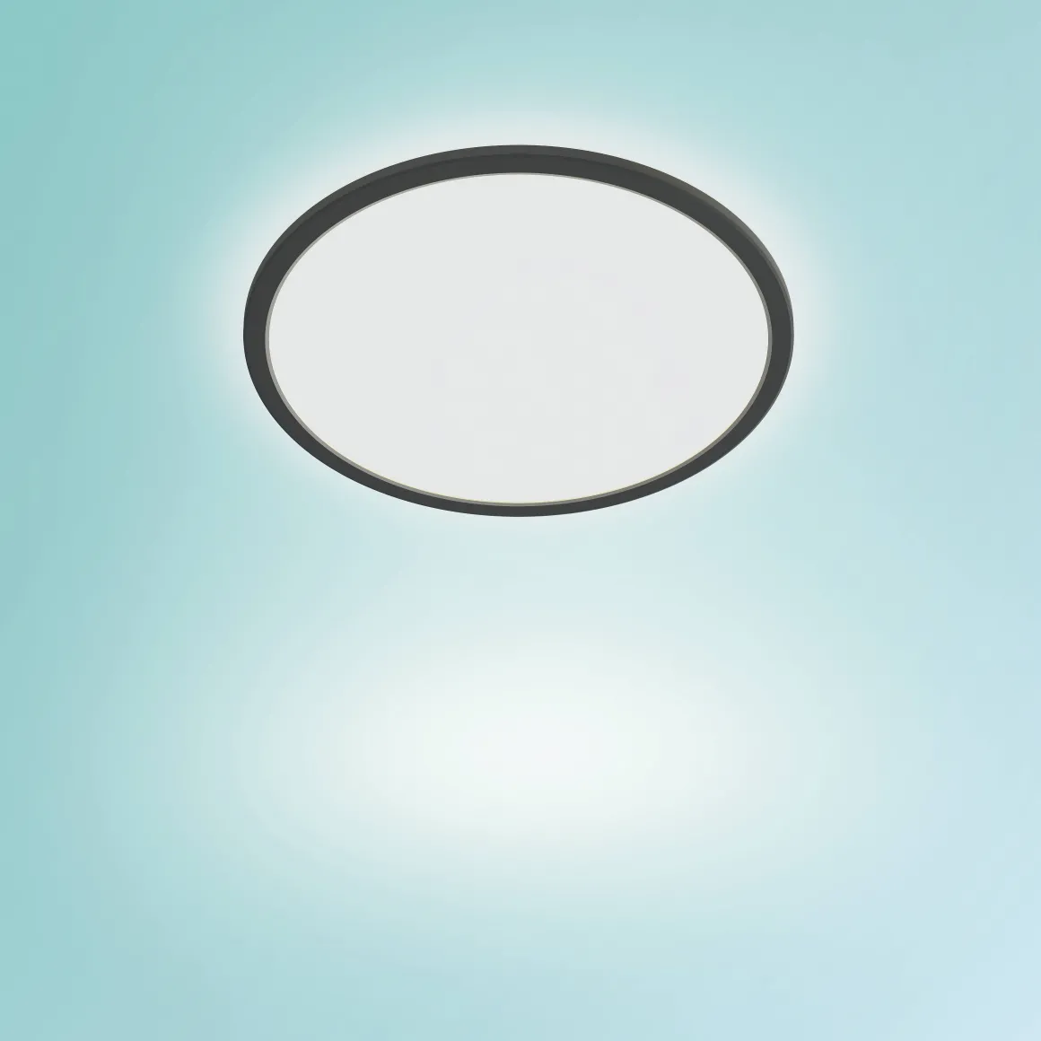Philips Plafondlamp Superslim Zwart O30Cm 18W