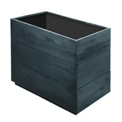 Plantenbak Acaciahout Rechthoek 60X30Cm Zwart