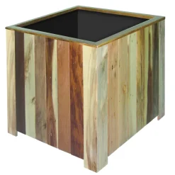 Plantenbak Acaciahout Vierkant 50X50Cm Natuurlijk