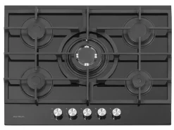 Plaque De Cuisson A Gaz Electrum Sur Verre Ps 7051 Cr